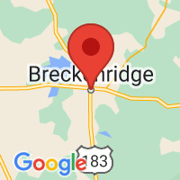 Map of Breckenridge, TX US